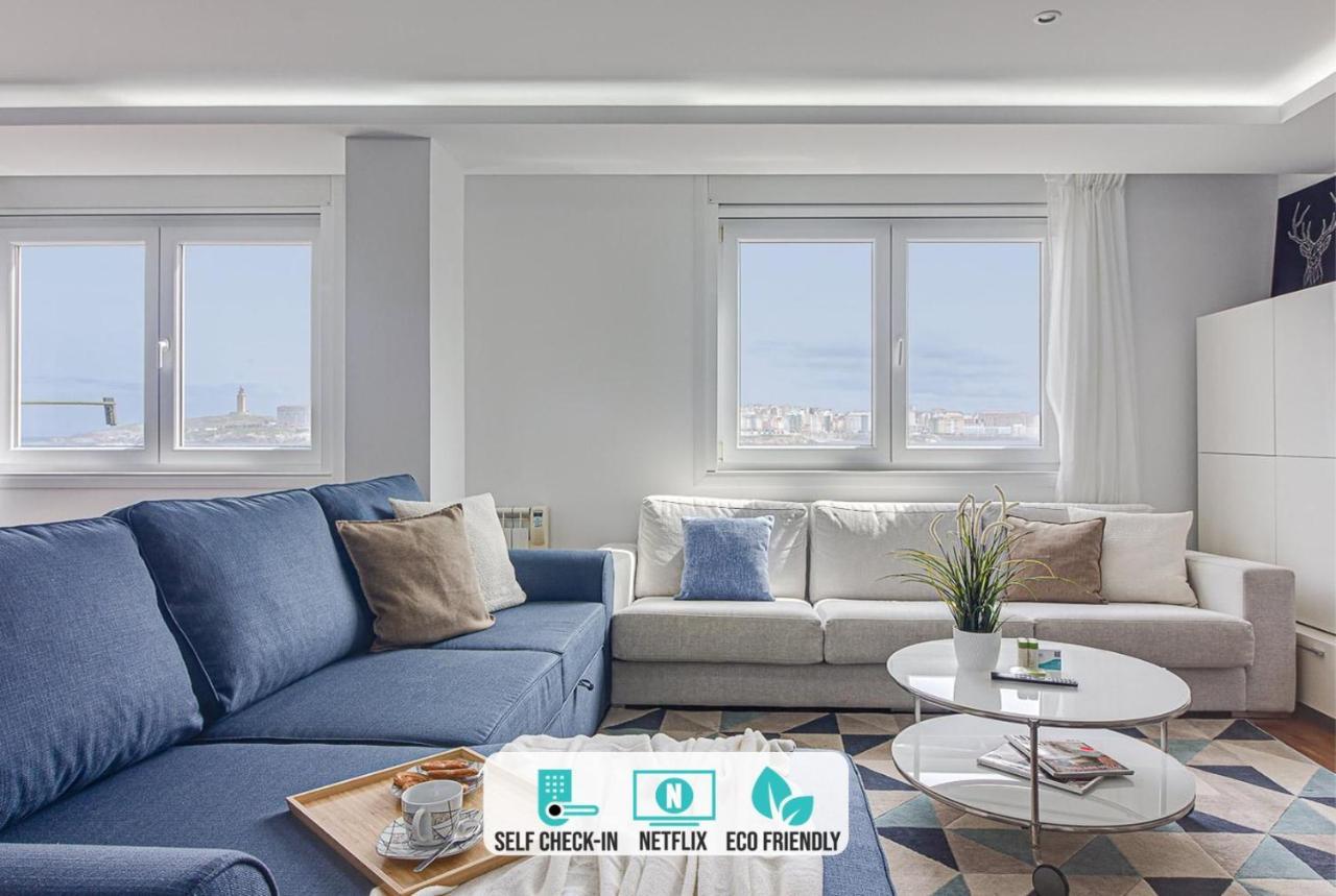 Riazor Ocean View Apartment 아 코루냐 외부 사진